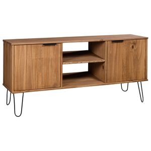 vidaXL TV-Schrank New York Helles Holz Massivholz Kiefer