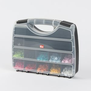 Prym Color Snaps Box, Sortiment-Box mit unterschiedlichen Color Snaps und Werkzeug-Set