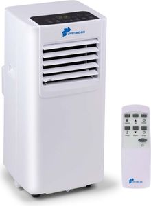 Lifetime Air Lifetime Air Mobilní klimatizace - Klimatizace, odvlhčovač a ventilátor - Ochlazovač vzduchu s vypouštěcí hadicí - Ochlazovač vzduchu 65 dB - Klimatizace do 16 m2 - Dálkové ovládání a časovač - 8000BTU