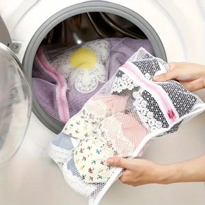 4 teiliges Wäschenetz Set für Waschmaschine und Reiseaufbewahrung