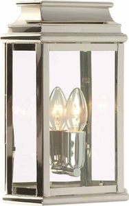 Elstead St Martins Außen-Wandleuchte E27 Poliertes Nickel IP44