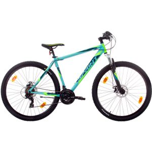 SPRINT ACTIVE DD 29 "x480, RIGID STEEL FRAME COLOR Turquoise MATT, SUSPENTION FORK, 21 RÝCHLOSTÍ SHIMANO,