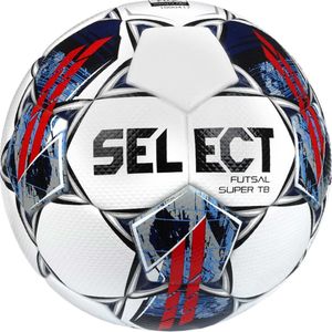 Select Futsal Super TB V22 FIFA Quality Pro Ball FUTSAL SUPER WHT-BLK, piłki nożne, unisex, biały, rozmiar: 4