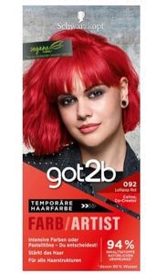 Got2b Haarfarbe, 092 Lollipop Rot, 1 Stück