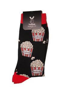 TwoSocks lustige Socken - Popcorn Socken, Motivsocken für Damen & Herren  Baumwolle Einheitsgröße