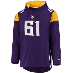 NFL Minnesota Vikings #61 Hoody hooded Jersey Sweater Kaputzenpullover Franchise Overhead (L)