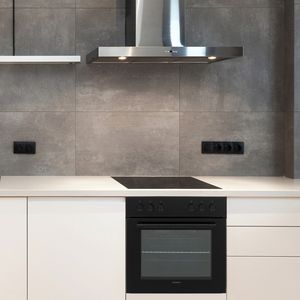 Telefunken ECH65A-B2 Einbauherd-Set | Elektro-Herd-Kochfeld-Kombi | Backofen mit Grill & Umluft | Glaskeramik-Kochfeld