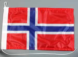 Bootsflagge : Norwegen 30x20 cm Motorradflagge