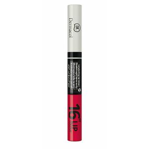 Dermacol 16H Lip Colour N. 08 zweiphasige, langanhaltende Farbe und Gloss für die Lippen 7,1  ml