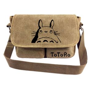Kreativ Anime My Neighbour Totoro Graffiti Umhängetasche Herren Damen Vintagem Segeltuch Kreativ Schultertasche Tasche Japanische Karikatur Kuriertasche Retro Messenger Bag Graffiti01