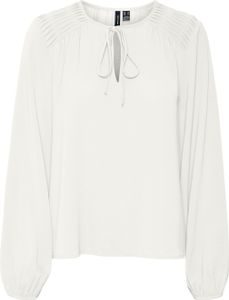 Vero Moda VMSAKI LS TOP WVN GA Snow White L