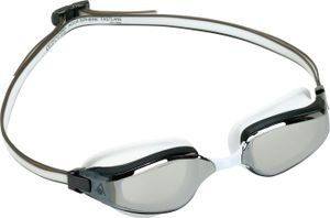 Aqua Sphere Fastlane mirror Goggle | verspiegelt Schwimmbrille Phelps, Farbe:schwarz/silber