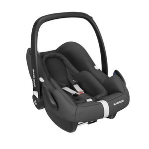 Maxi-Cosi Rock Babyschale, sicherer i-Size Baby-Kindersitz, Gruppe 0+ (0-13 kg), nutzbar ab der Geburt bis Circa 12 Monate, Essential Black