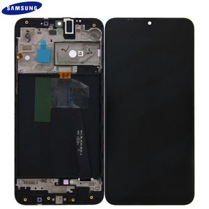 Originálny Samsung Galaxy A10 SM-A105 GH82-19515A LCD displej Digitizer dotykového skla (servisný balík) Black