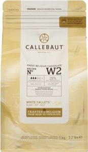 Barry Callebaut Weiße Schokolade Kuvertüre groß 1kg