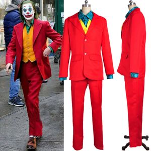 Herren Film Joker Arthur Fleck Kostüm Clown Halloween Cosplay Anzug Kostüm Showkostüm # XL