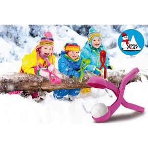 Jamara Snow Play Schneeballzange 38cm pink