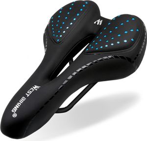 Bequemer Fahrradsattel , weich Gel Fahrradsitz, Hohl Ergonomisch Sport Tourensattel Gepolstert für Mountainbike Rennrad BMX Dirt MTB City E Bike