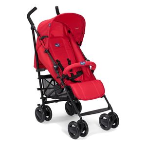 CHICCO London Up Cane Kinderwagen mit Red Passion Griff