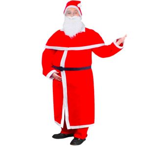 vidaXL Weihnachtskostüm Weihnachtsmann Mantel Kostüm-Set
