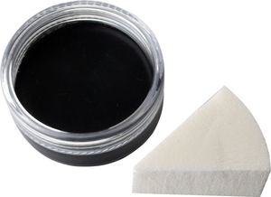 Premium Aqua Make Up Schwarz 14g mit passenden Schwamm