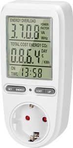 Licznik kosztów energii z wyświetlaczem LCD, maks. 3680 W