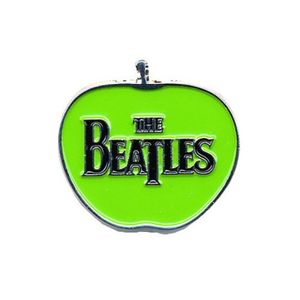 The Beatles - Apfel - Abzeichen - Metall Logo RO10394 (Einheitsgröße) (Grün/Silber)
