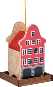 Buntes Deko-Vogelhaus Futterstelle Futterplatz Vogelhaus