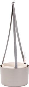 Samozavlažovací kvetináč závesný Berberis Ø 30 cm taupe a slonová kosť