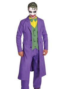 O11684-XL lila Herren The Joker Halloweenkostüm Joker Kostüm Gr.XL