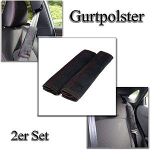 2 Premium Gurtpolster Auto Gurtschoner Sicherheitsgurt Polster Kindersitz Schoner