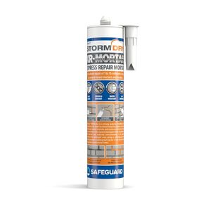 Stormdry XR-Express Reparaturmörtel 310 ml - Gebrauchsfertig, flexibler Mörtel, zementfreie Mischung. Geeignet zur Reparatur von Ziegel, Stein, Beton