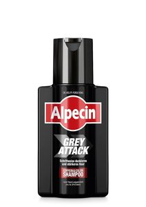 Alpecin Grey Attack Coffein & Color Shampoo - 2 x 200 ml - Schrittweise dunkleres und stärkeres Haar | Kontrolliertes und natürliches Farbergebnis