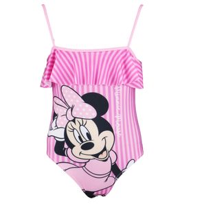 Disney Badeanzug Disney Minnie Maus Kinder Badeanzug, Pink / 128/134