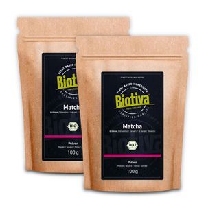 Biotiva Matcha Tee 200g (2x100g) aus biologischem Anbau