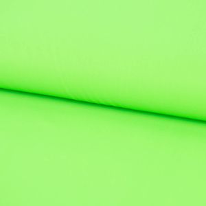 Bekleidungsstoff Polyester wasserabweisend reflektierend uni neon grü