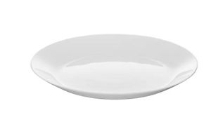 OFTAST 6-er Set Ikea Dessertteller, weiß, 19 cm Opal Feinporzellan