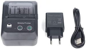 Termální tiskárna štítků Tiskárna štítků Termální tiskárna účtenek Dobíjecí mobilní přenosná tiskárna Bluetooth