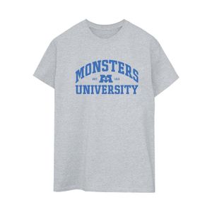 Disney - "Monsters University Logo" T-Shirt für Damen BI50779 (XXL) (Grau)