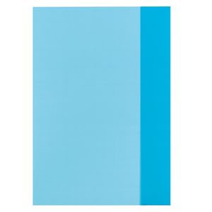 10 Herlitz Heftumschläge / Hefthüllen DIN A4 / Farbe: transparent blau