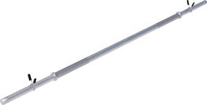 GORILLA SPORTS® Langhantelstange - Ø 30 mm, 150 cm länge, mit 2 Federverschlüsse, bis 200 kg Belastbar, aus Chrom - Langhantel, Hantelstange, Hantel, Langhantel-Stange