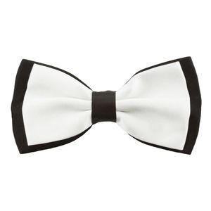 Oblique Unique Fliege Schleife Hochzeit Anzug Smoking - schwarz-weiß