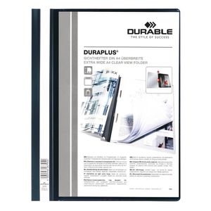 Durable Duraplus - A4 - Schwarz - Porträt - 1 Taschen - Papier