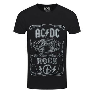 AC/DC - "Cannon Swig" T-Shirt für Herren/Damen Uni RO815 (XL) (Schwarz)