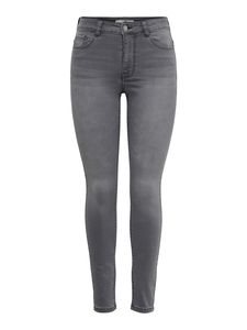 Damen JDY Skinny Fit Jeans Stretch Denim Hose JDYNEWNIKKI Basic Regular Waist Röhrenjeans Baumwolle, Farben:Grau, Größe:S / 32L