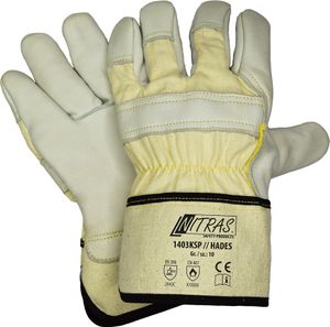 Arbeitshandschuhe | 12 Paar Lederhandschuhe Nitras HADES | Gr. 9