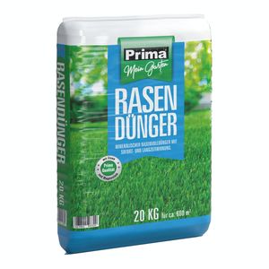 PRIMA Rasendünger NPK-Dünger 18+5+13(+10) für ca. 600 m², 20 kg