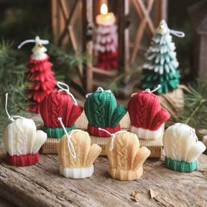 Wollhandschuhe Schimmel DIY handgefertigt Backschokoladenkekse Kieselchen Weihnachten Aromatherapie Dekor Kerzenform für Zuhause