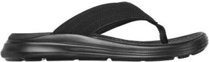 SKECHERS Relaxed Fit Zehentrenner Herren schwarz 45 SKECHERS Relaxed Fit Zehentrenner Herren schwarz 45
