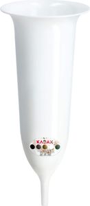 KADAX Kunststoff-Grabvase "Latera", Friedhofsvase, Vasen, Blumenvase, Weiß, 23 cm KADAX Kunststoff-Grabvase "Latera", Friedhofsvase, Vasen, Blumenvase, Weiß, 23 cm